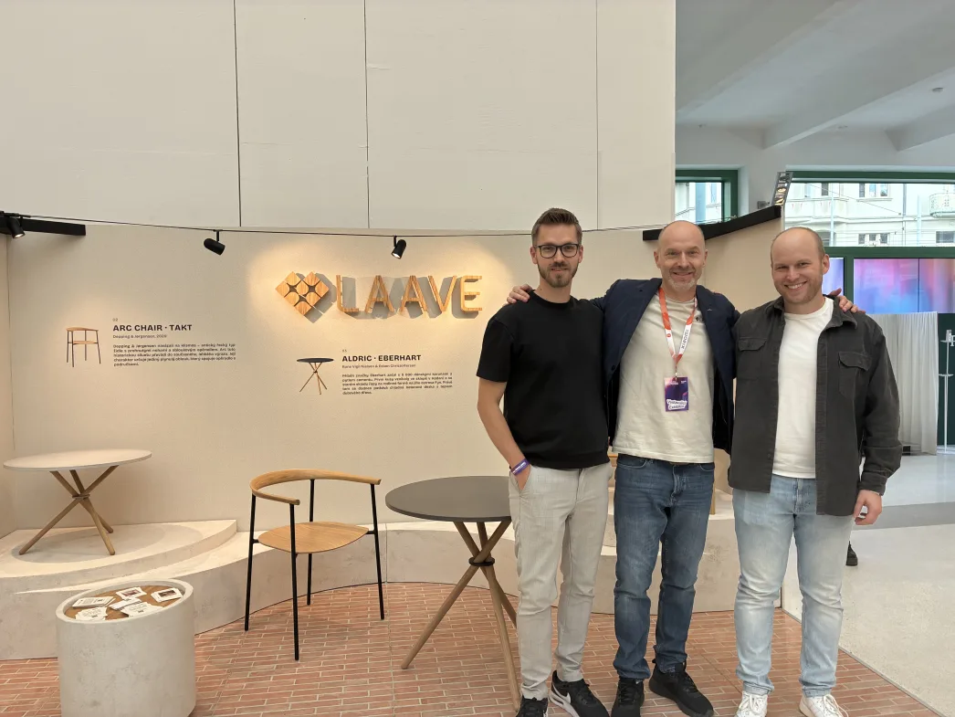 Tým LAAVE a&nbsp;Smootio na Czech Design Week