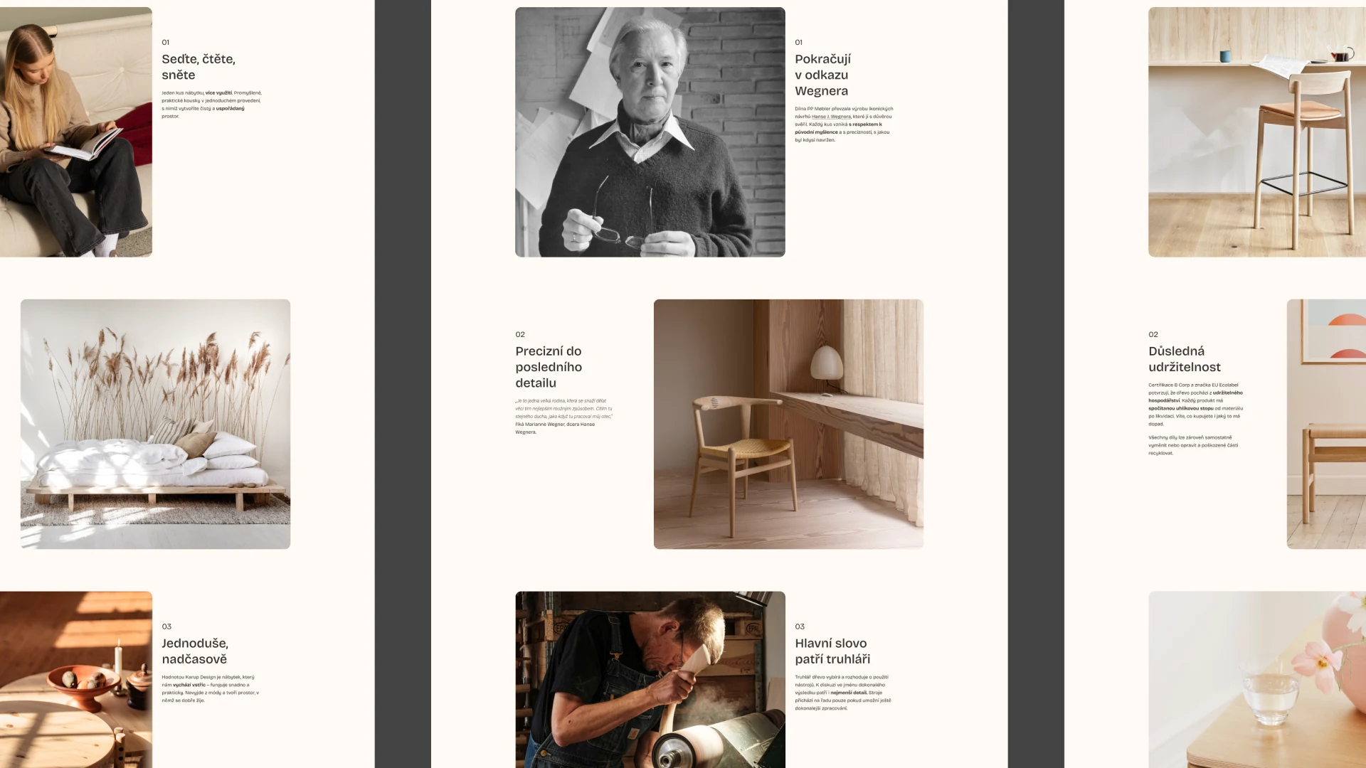 Landing page značek – LAAVE